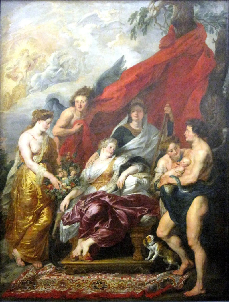Nascita di Luigi XIII a Fontainebleau il 27 settembre 1601 - Peter Paul Rubens