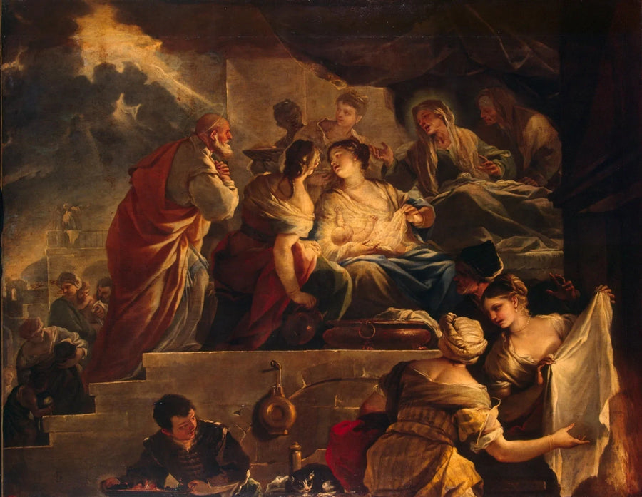 Nascita di san Giovanni Battista - Luca Giordano