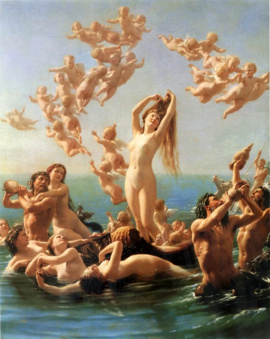 Naissance de Vénus. - Fritz Zuber-Buhler image 1 reproduction artisanale de tableau
