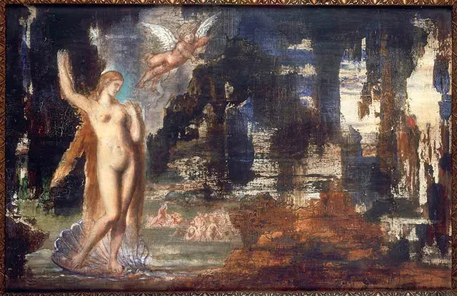 Naissance de Vénus - Gustave Moreau image 1 reproduction de peinture à l’huile