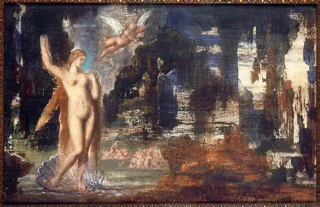 Naissance de Vénus - Gustave Moreau image 1 reproduction de peinture à l’huile
