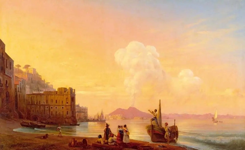 Napoli con un poeta tra i pescatori - Ivan Aïvazovski