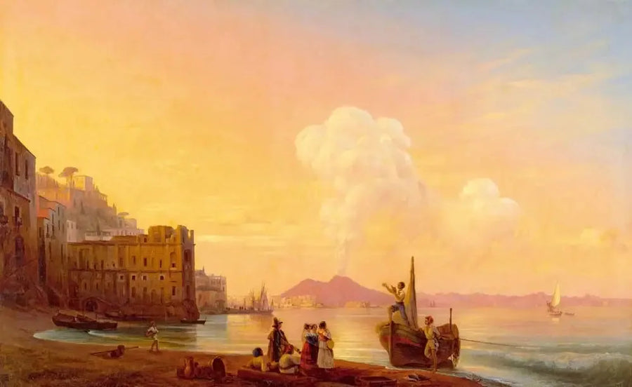 Napoli con un poeta tra i pescatori - Ivan Aïvazovski