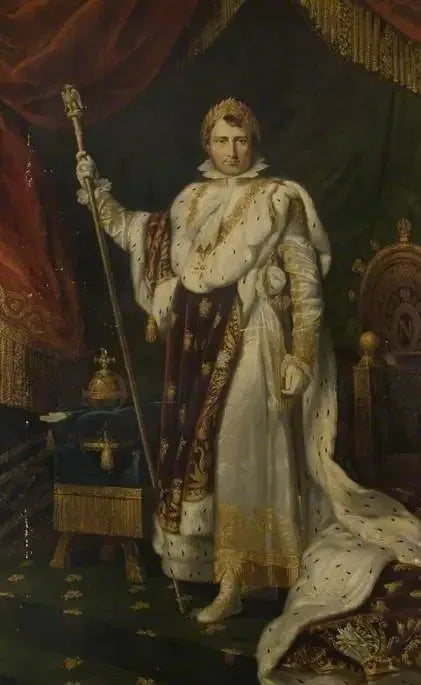 Napoleone I (1769-1821), imperatore dei Francesi (1804-1815), nella sua tenuta da incoronazione - François Gérard