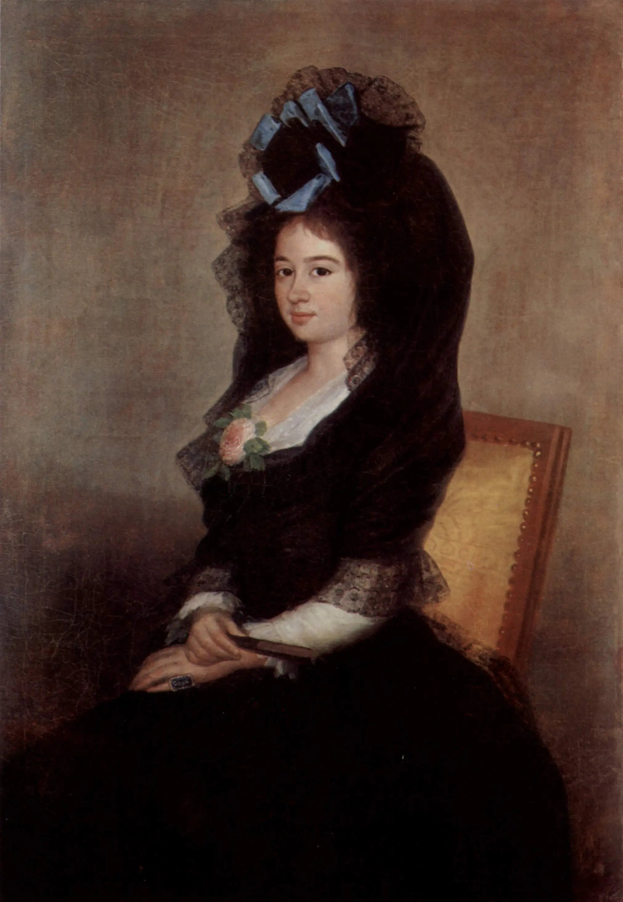 Reproduction du tableau « Narcisa Barañana de Goicoechea - Francisco de Goya » par Alpha Reproduction en peinture à l’huile