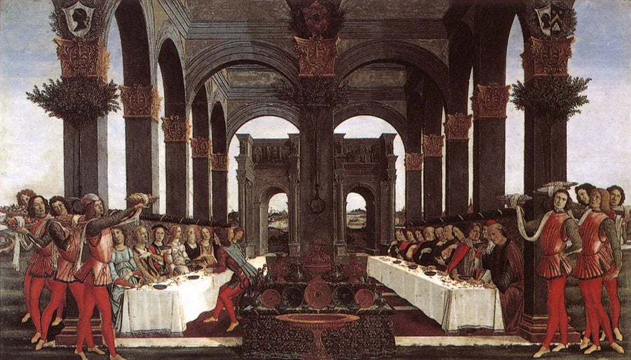 Storia di Nastagio degli Onesti, quarto episodio - Sandro Botticelli