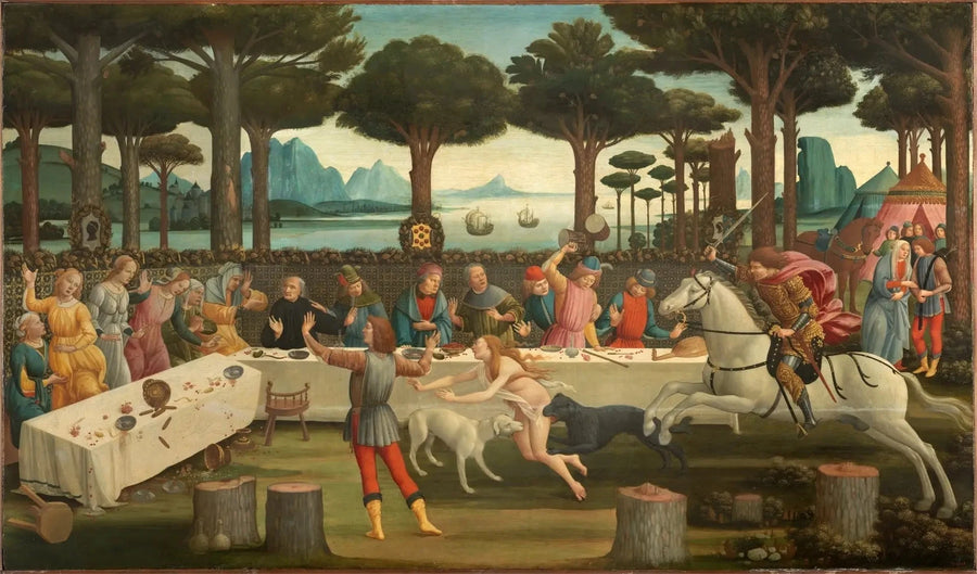 La Storia di Nastagio degli Onesti - Sandro Botticelli