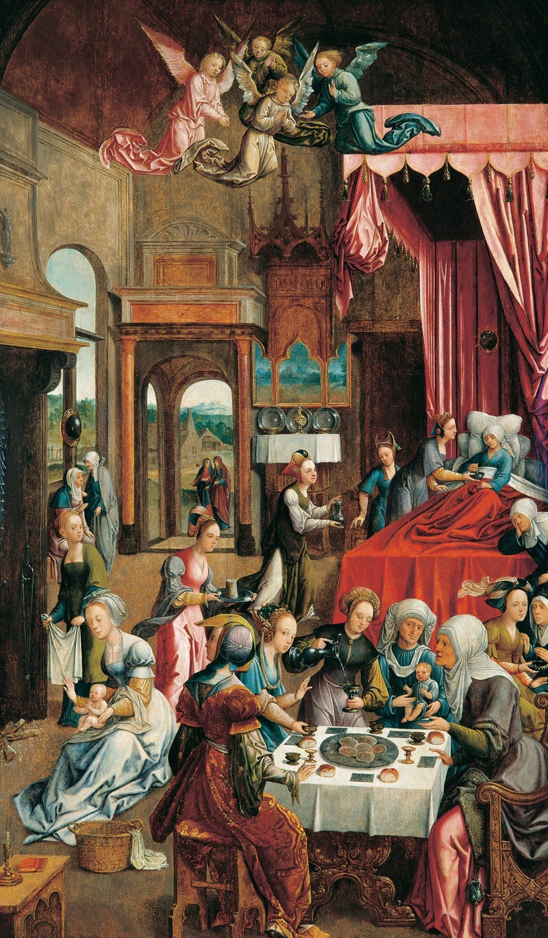 Natività della Vergine - Jacob Cornelisz van Oostsanen