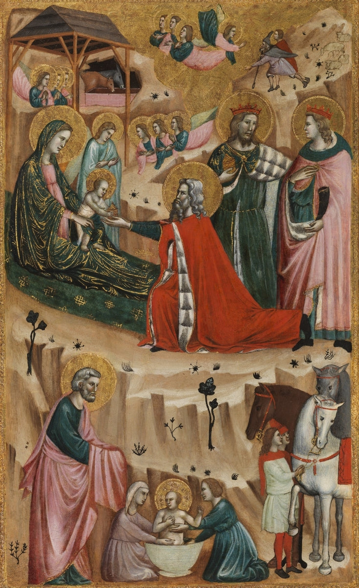 Natività e adorazione dei Re Magi - Giovanni Baronzio