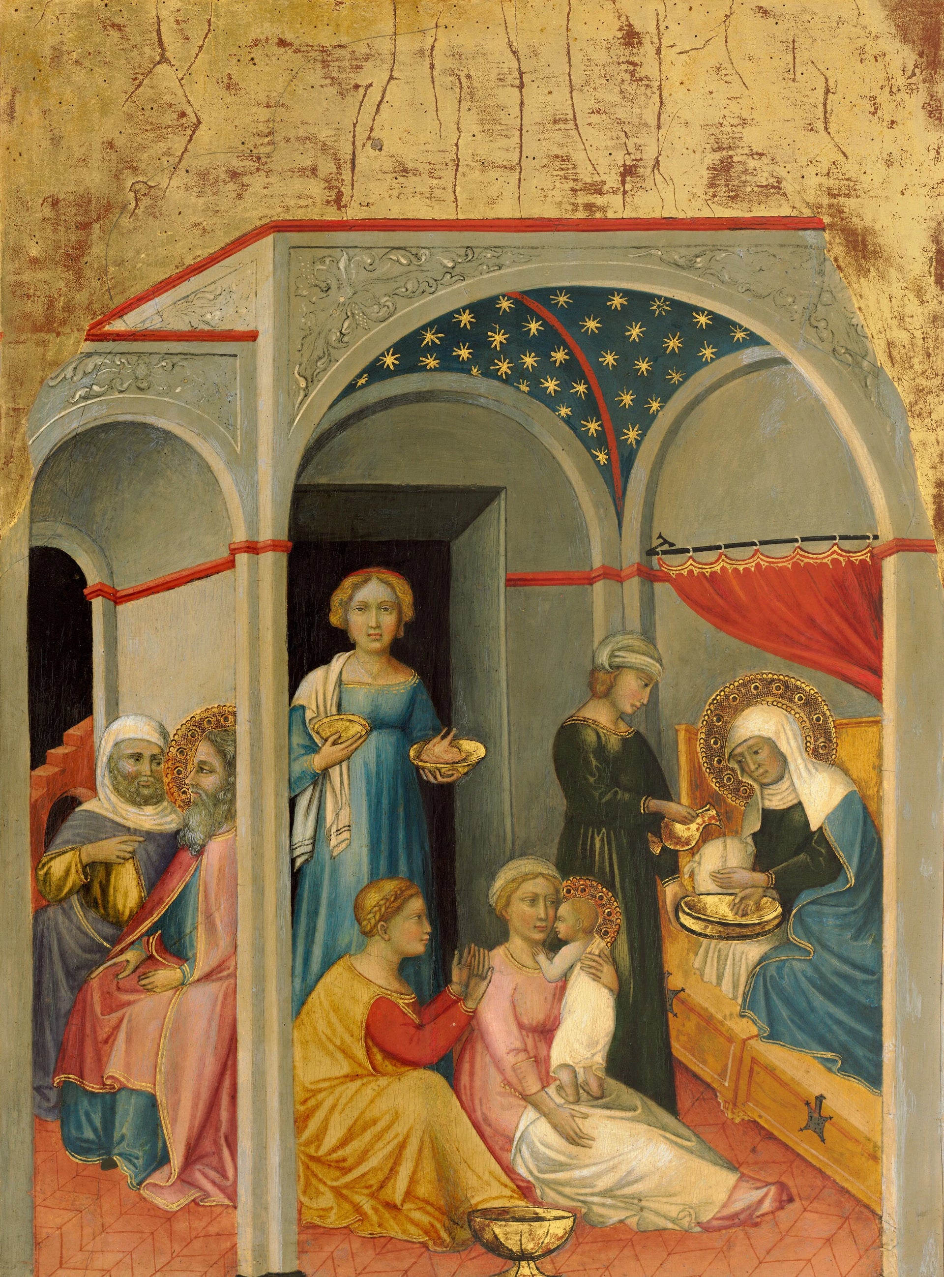 La Nativité de la Vierge - Andrea di Bartolo