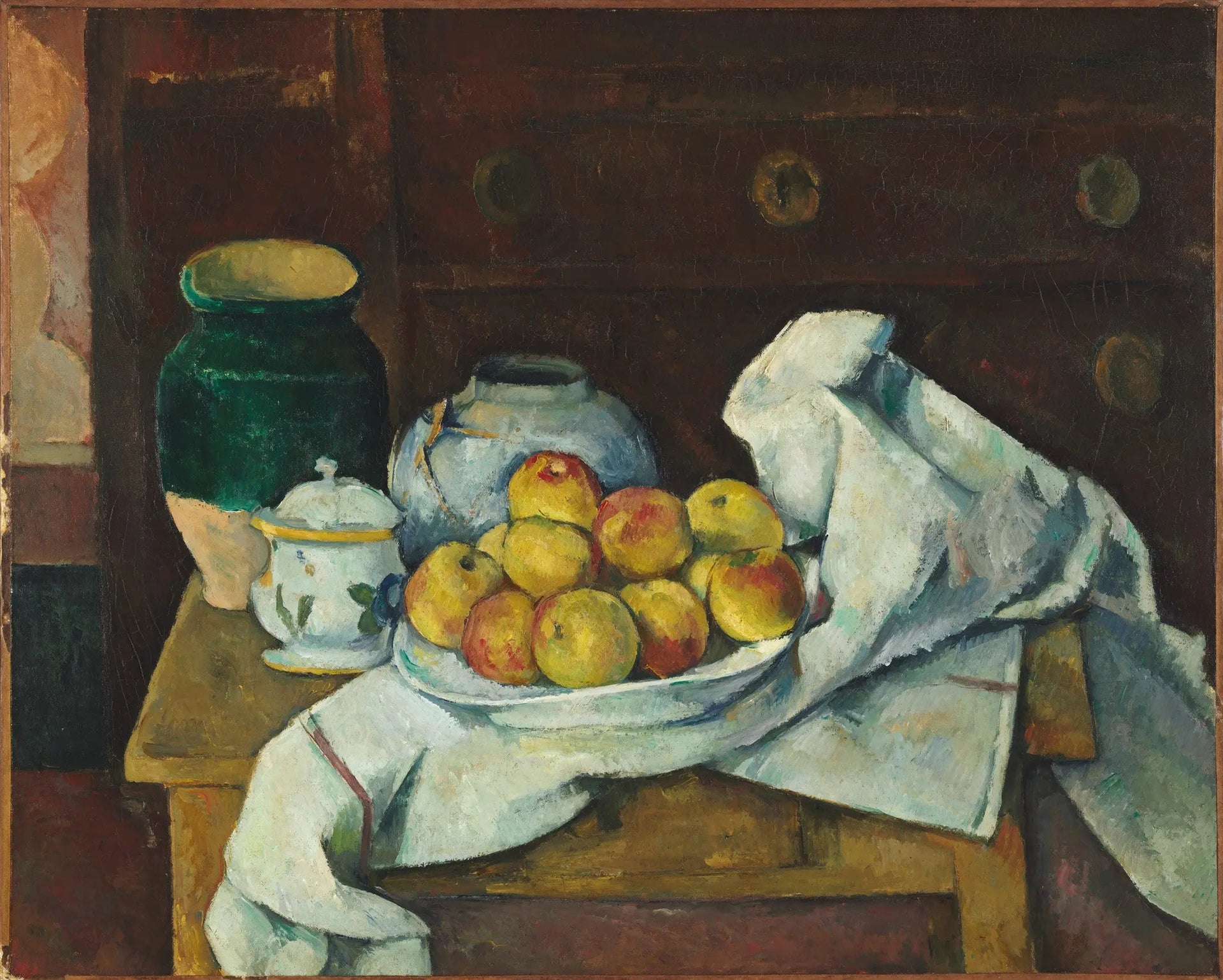 Nature morte à la commode - Paul Cézanne image 1 copie peinte à la main à l’huile