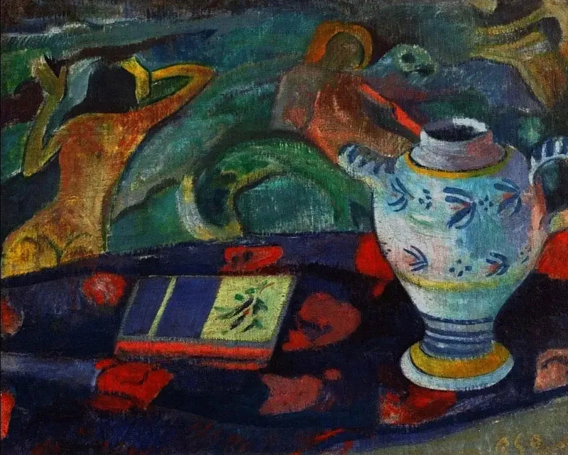 Natura morta con brocca di Quimper - Paul Gauguin