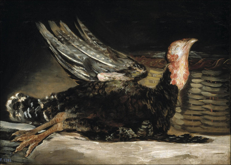 Natura morta con tacchino - Francisco de Goya