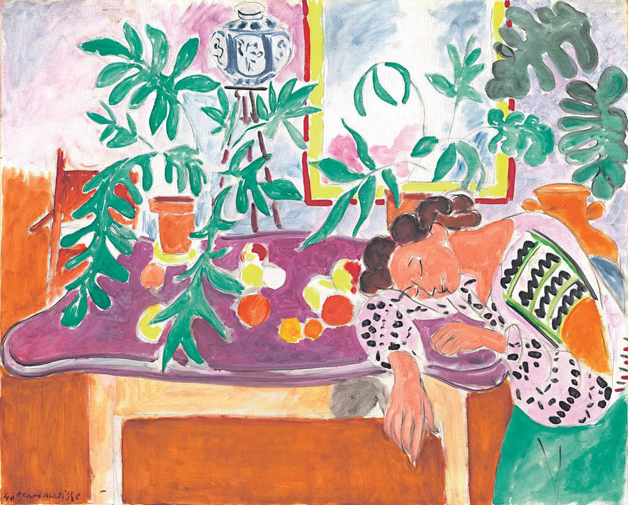 Natura morta con dormiente - Henri Matisse