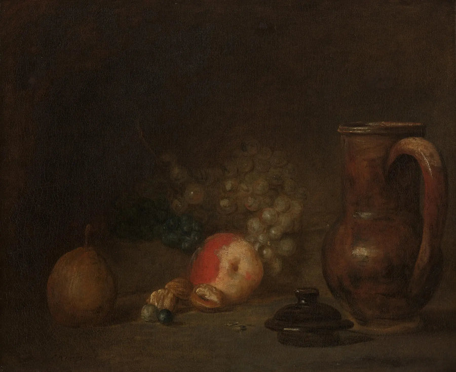 Natura morta con brocca in terracotta - Jean Siméon Chardin