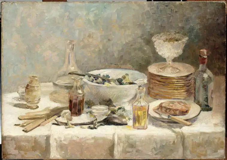 Natura morta con insalata - Édouard Vuillard