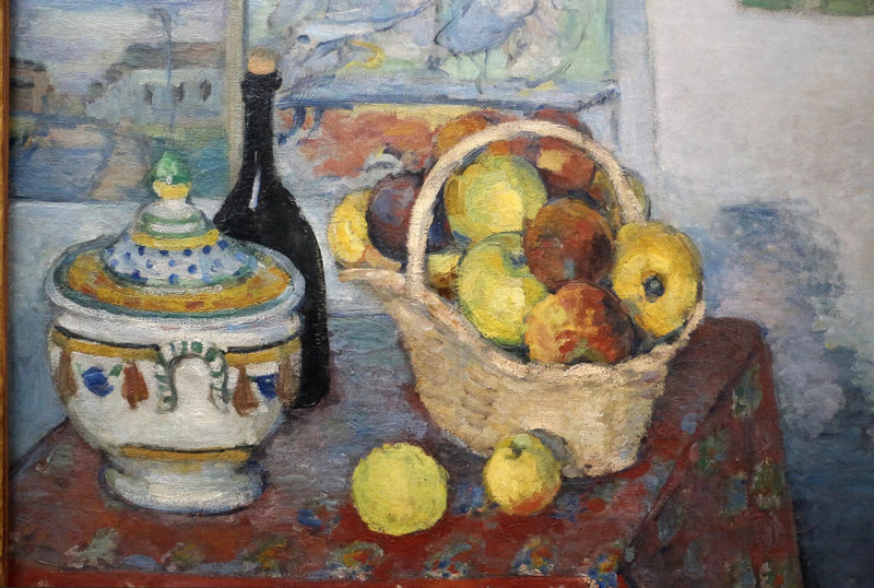 Natura morta con zuppiera - Paul Cézanne