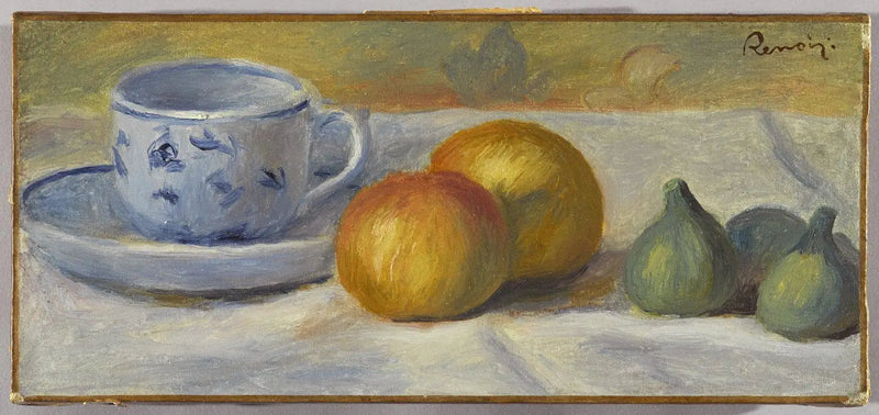 Natura morta con tazza blu - Pierre-Auguste Renoir