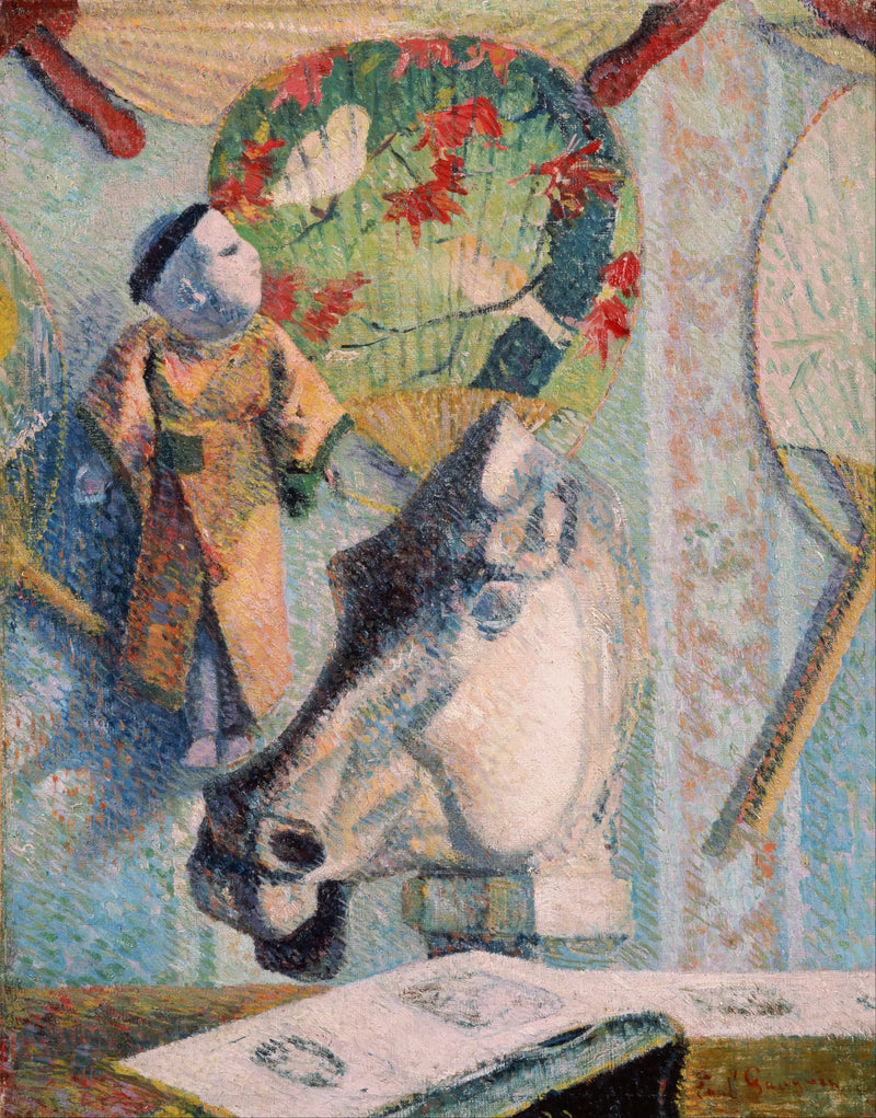 Natura morta con testa di cavallo - Paul Gauguin
