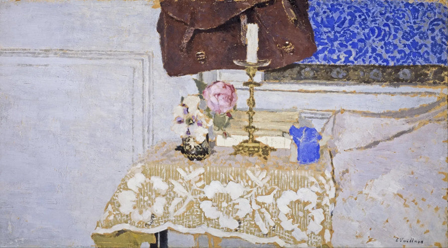Natura morta con candelabro - Édouard Vuillard