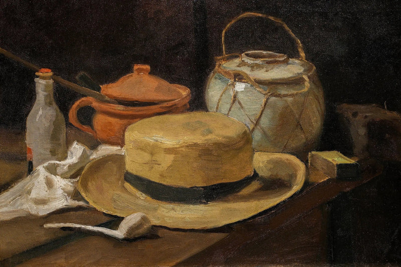natura morta con cappello di paglia - Vincent van Gogh