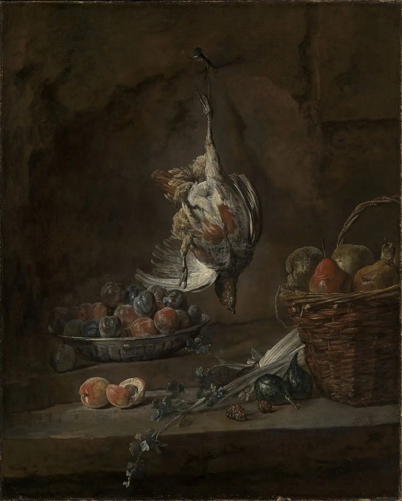 Natura morta con fagiano morto - Jean Simeón Chardin