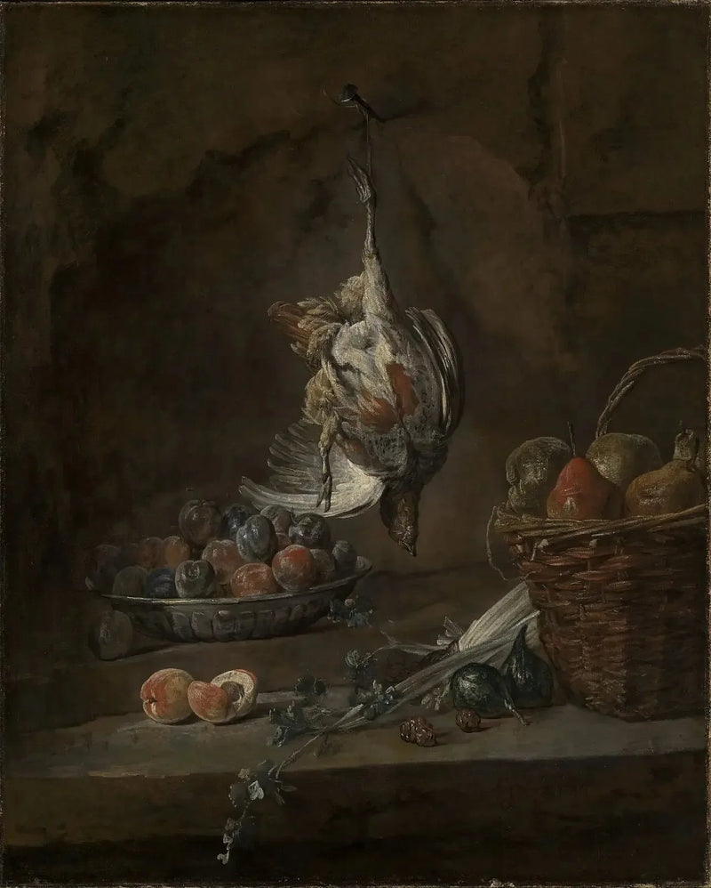 Natura morta con fagiano morto - Jean Simeón Chardin