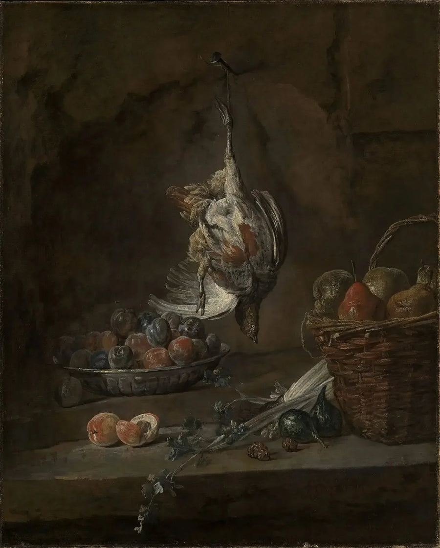 Natura morta con fagiano morto - Jean Simeón Chardin