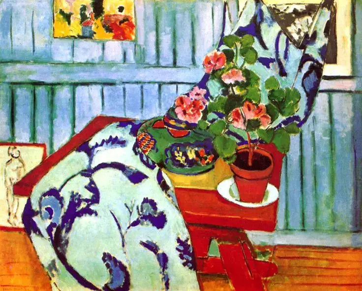 Natura morta con geranio - Henri Matisse