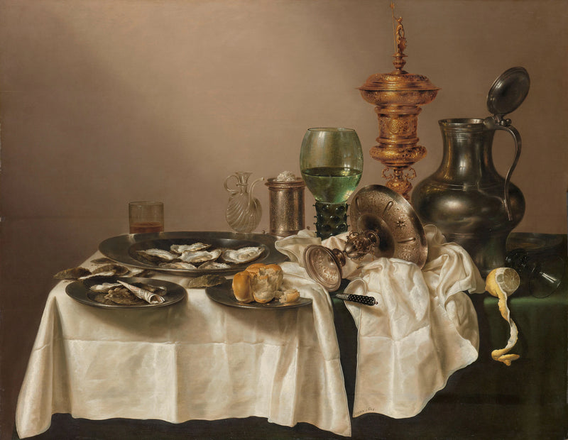 Nature morte au gobelet doré - Willem Claesz. Heda