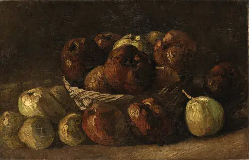 Natura morta con cesto di mele - Vincent van Gogh