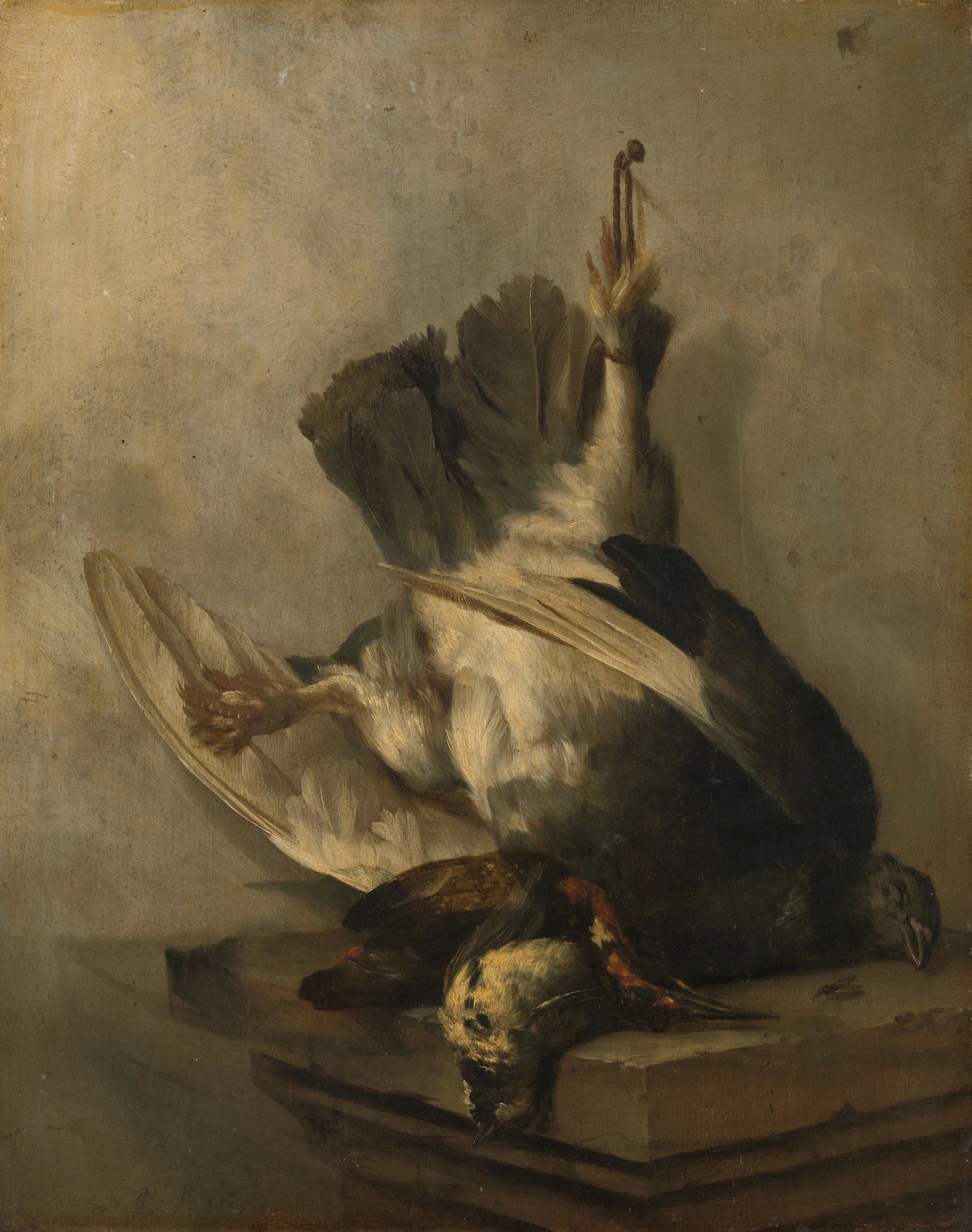 Nature morte au pic et aux bécassines - Cornelis Lelienbergh