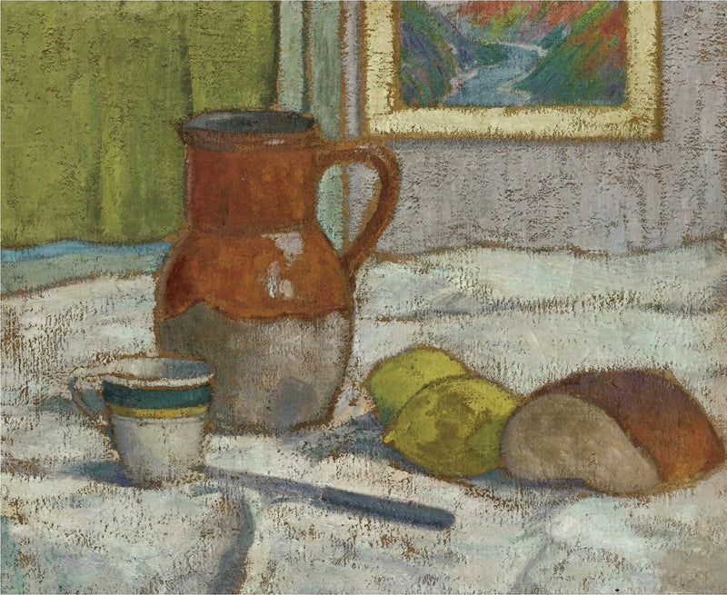 Natura morta con brocca e tazza - Émile Bernard