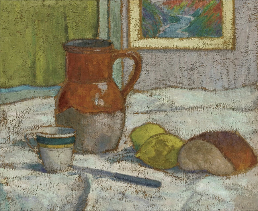 Natura morta con brocca e tazza - Émile Bernard