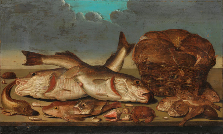 Natura morta con pesce - Willem Ormea