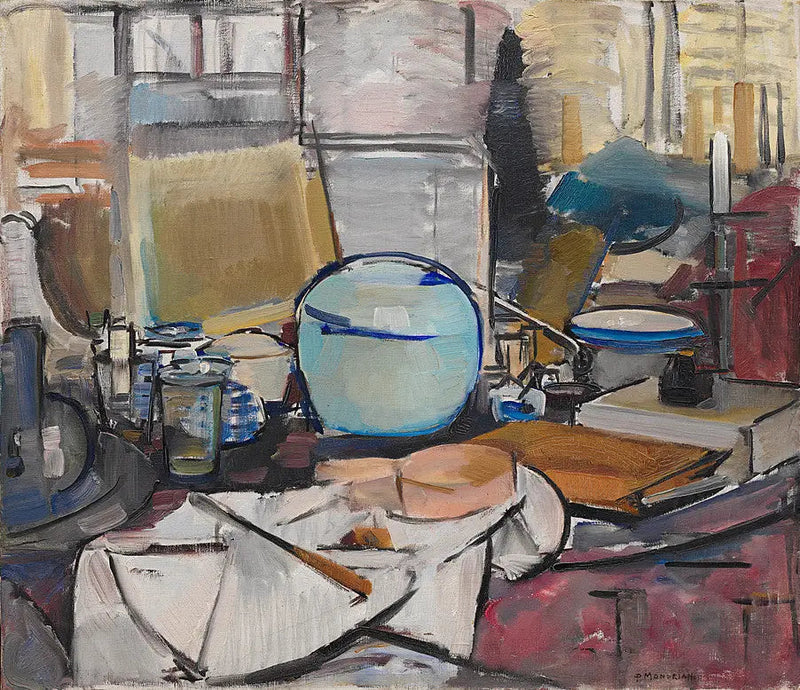 Natura morta con vaso di zenzero I - Piet Mondrian