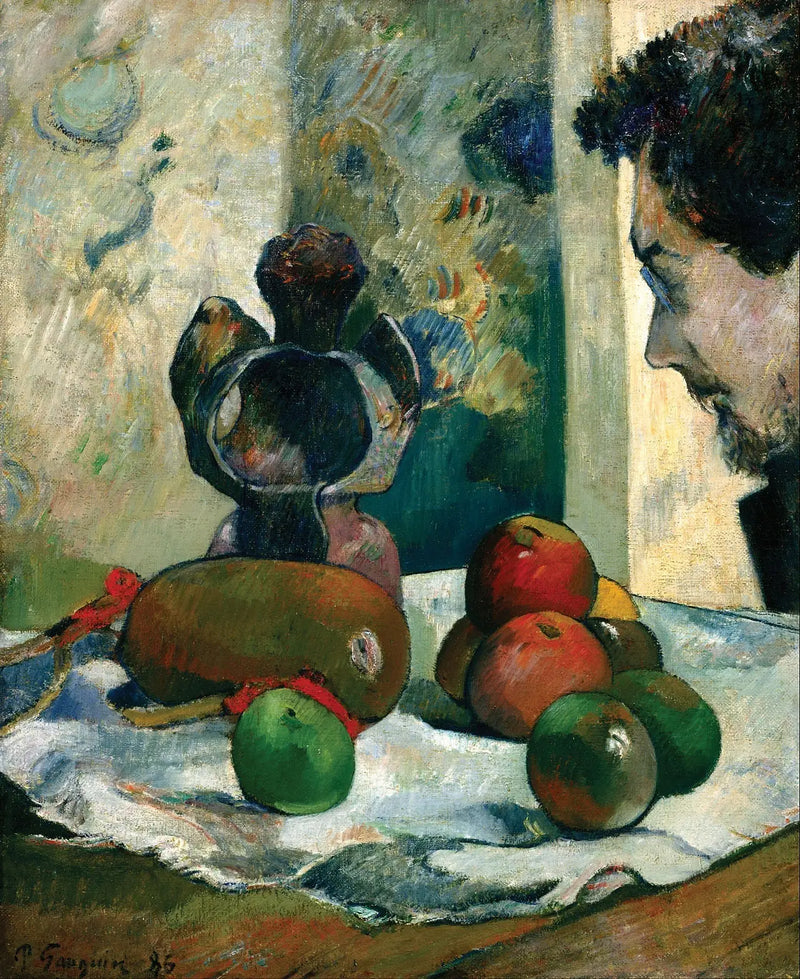 Natura morta con profilo di Laval - Paul Gauguin