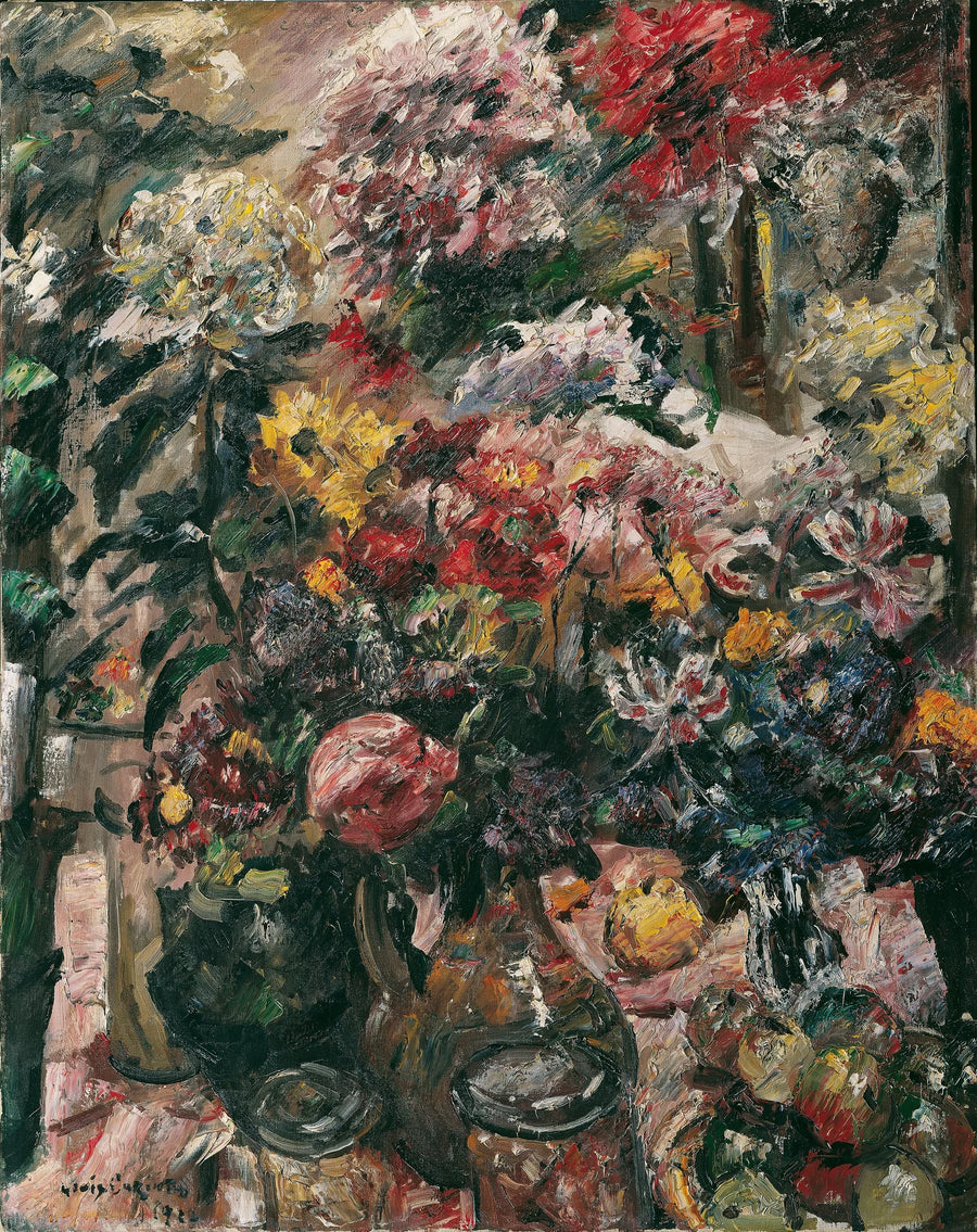 Natura morta con crisantemi e amarilli - Lovis Corinth