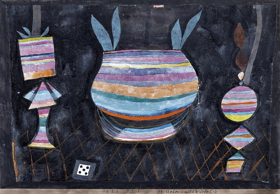 Natura morta con dadi - Paul Klee