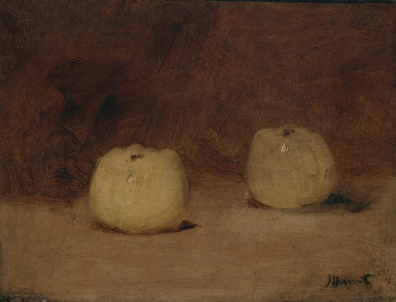 Natura morta con due mele - Édouard Manet