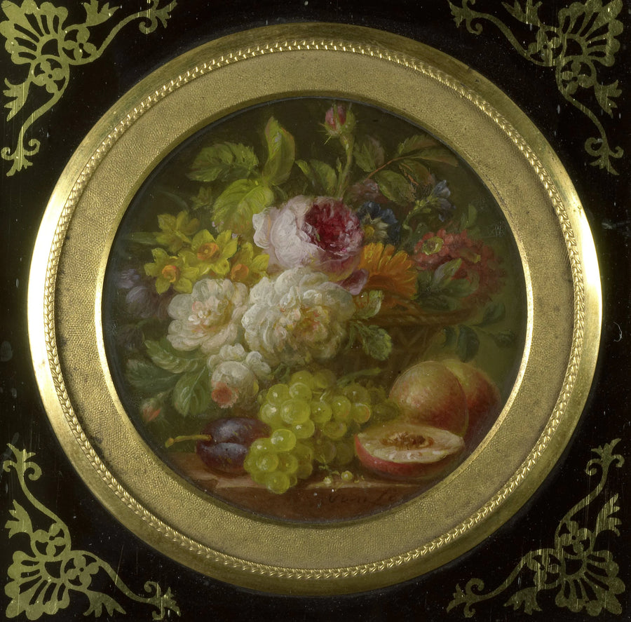 Nature morte aux fleurs et fruits - Willem van Leen