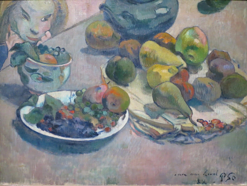 Natura morta con frutti (dedicata a Laval) - Paul Gauguin