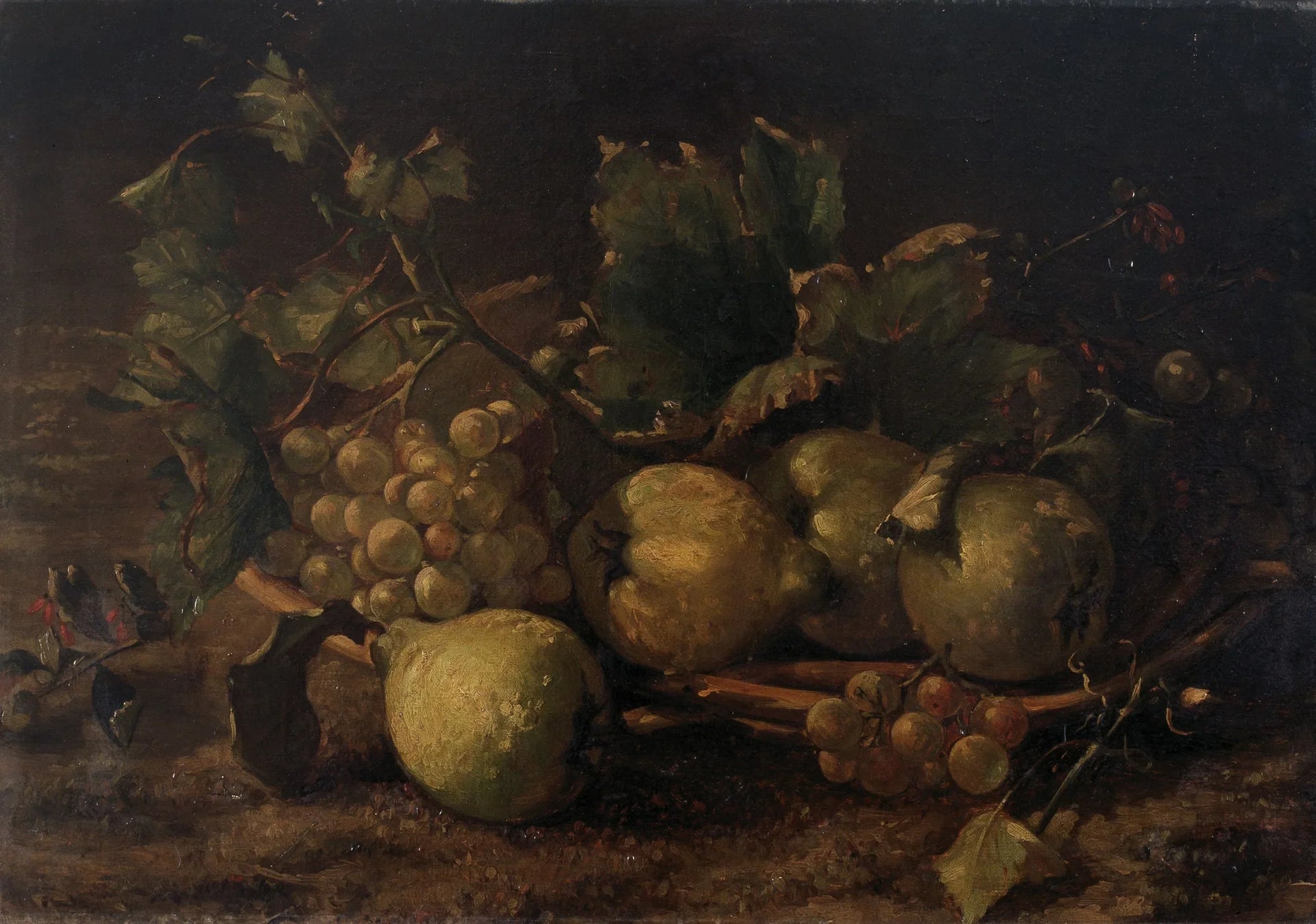 Nature morte aux fruits - Théo van Rysselberghe image 1 reproduction réalisée par Alpha Reproduction