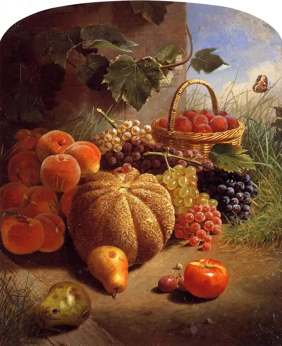 Natura morta con frutta - William Merritt Chase