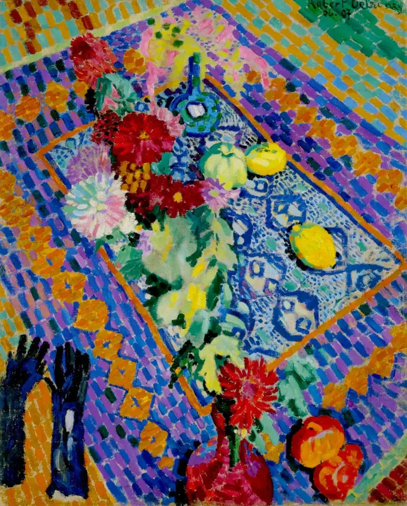 Natura morta con guanti - Robert Delaunay