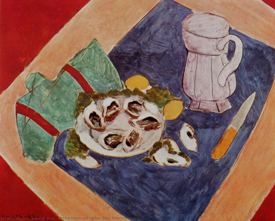 Natura morta con ostriche - Henri Matisse