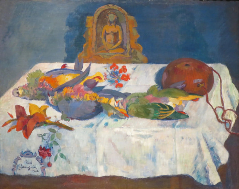 Natura morta con uccelli esotici - Paul Gauguin