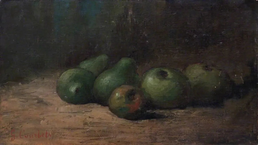 Natura morta con mele e pere - Gustave Courbet