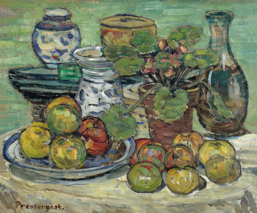 Natura morta con mele - Maurice Prendergast