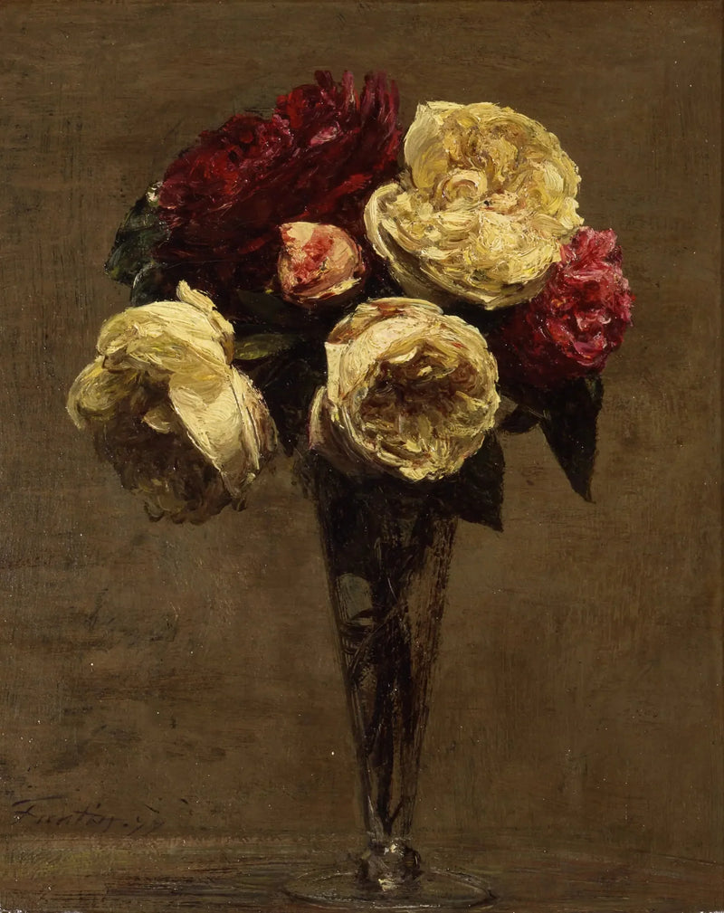 Natura morta con rose - Henri Fantin-Latour
